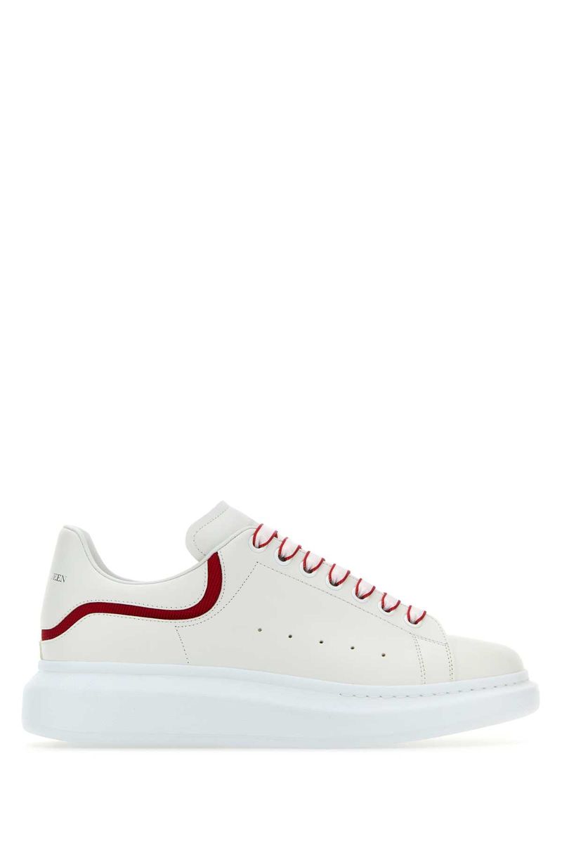 Shop Alexander Mcqueen Sneakers In White