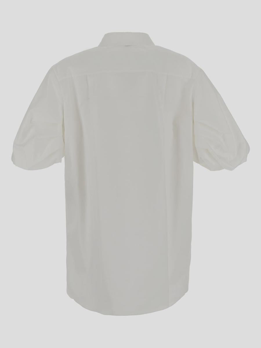 Shop Alexander Mcqueen Shirts In Opticalwhite