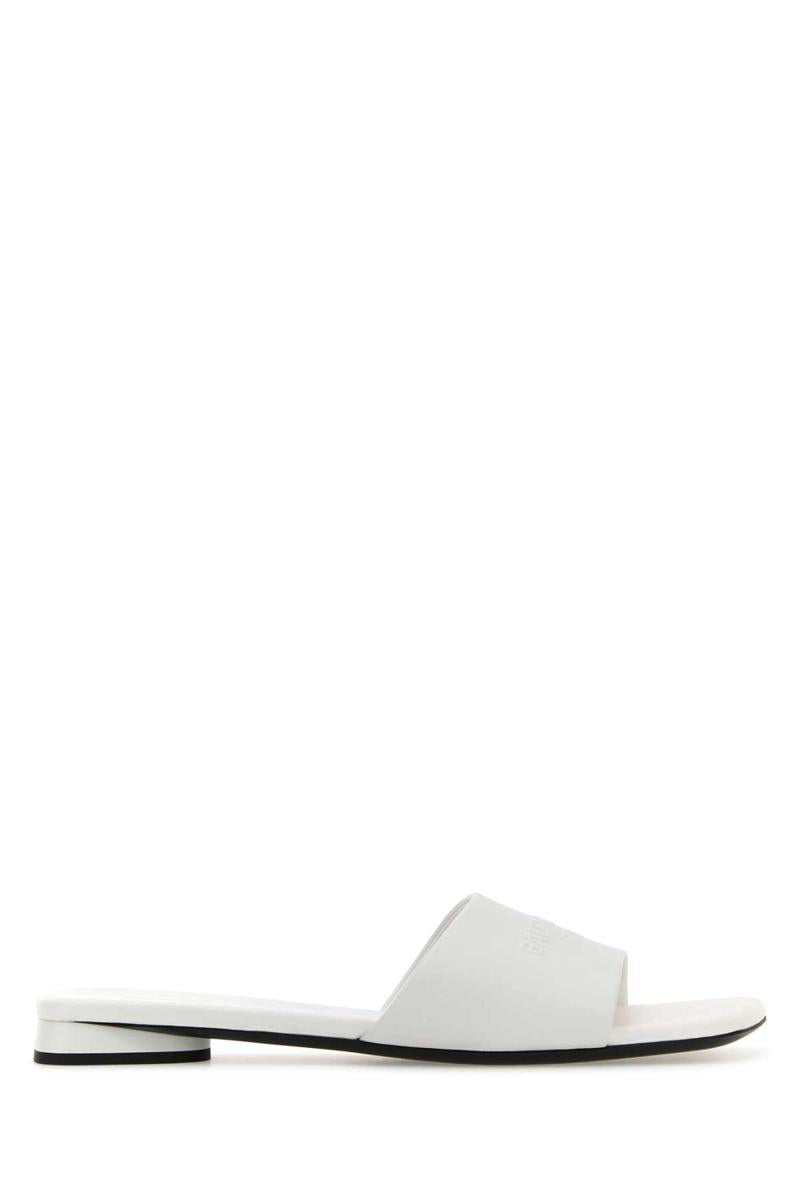 Shop Balenciaga Slippers In White