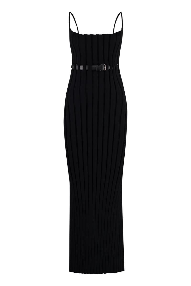 Alexander Wang Knitted Dress In Black