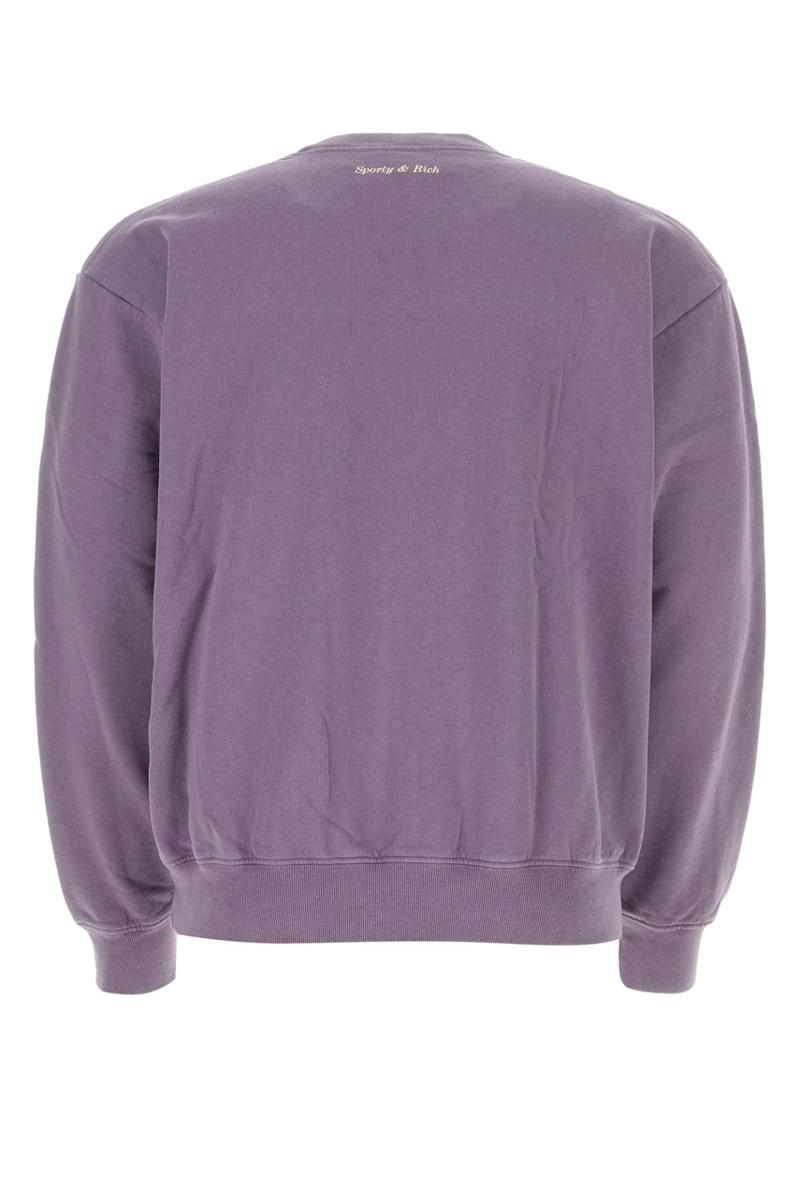 Shop Sporty And Rich Sporty & Rich Sweatshirts In Purple