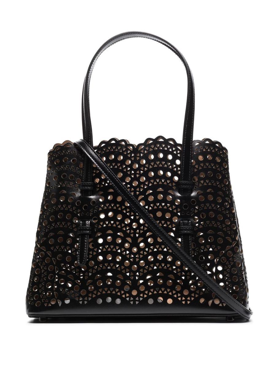 Shop Alaïa Handbags In Noir