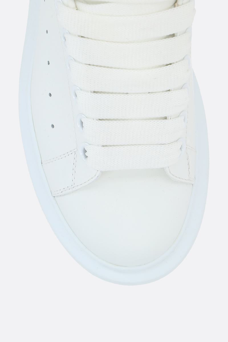 Shop Alexander Mcqueen Sneakers In White+rose Gold