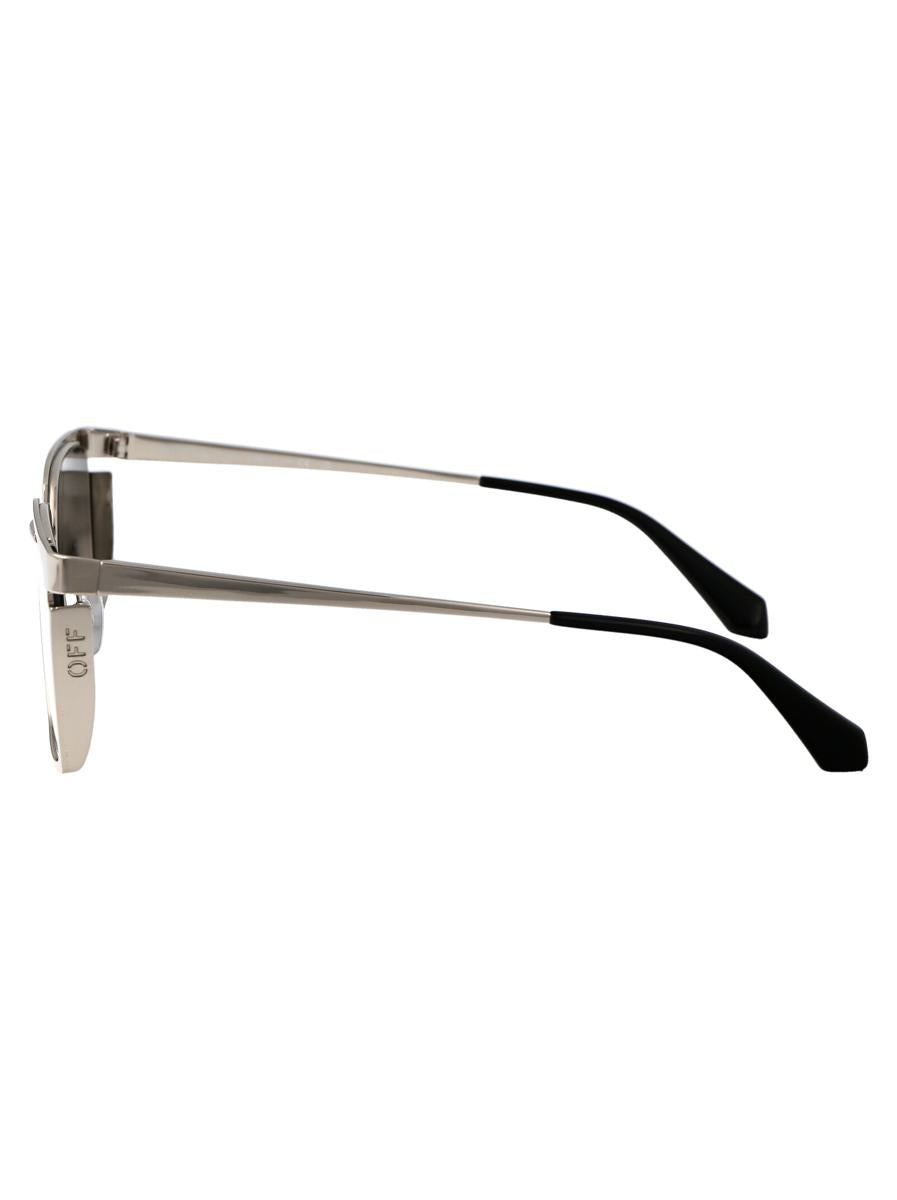 Shop Off-white Sunglasses In 7272 Silver Silver