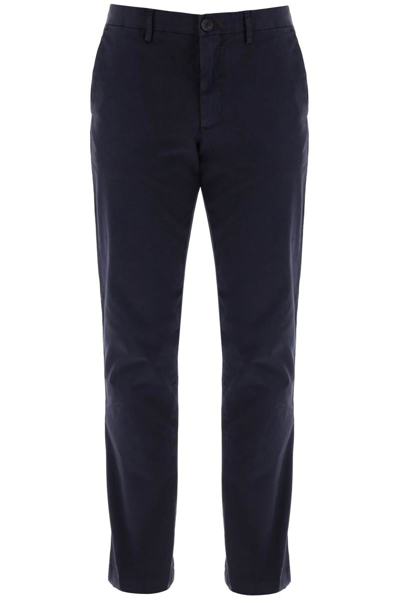 Shop Ps By Paul Smith Cotton Stretch Chino Pants For In Blu