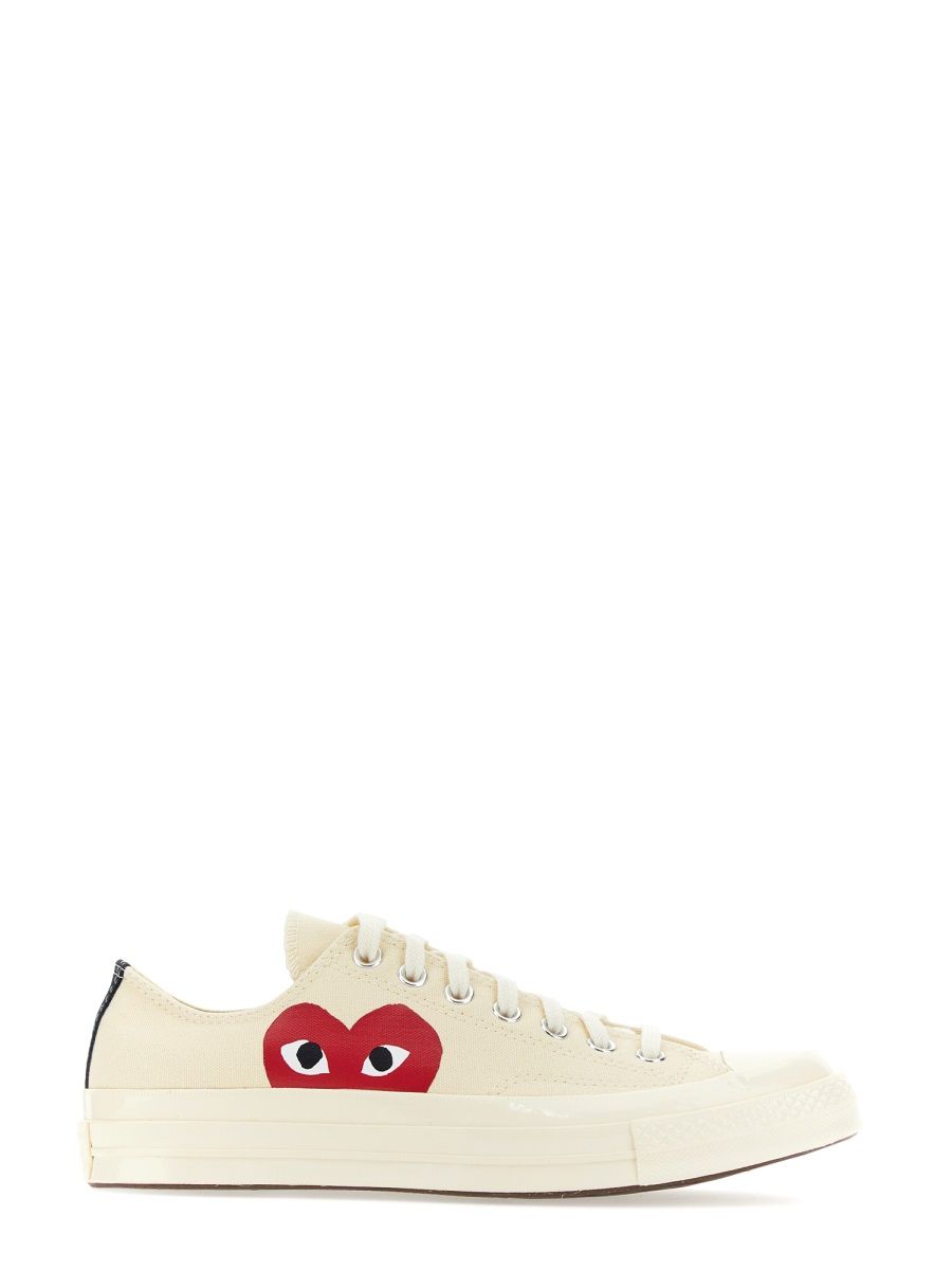 Comme Des Garçons Play X Converse Low Chuck 70 Sneaker In Blue