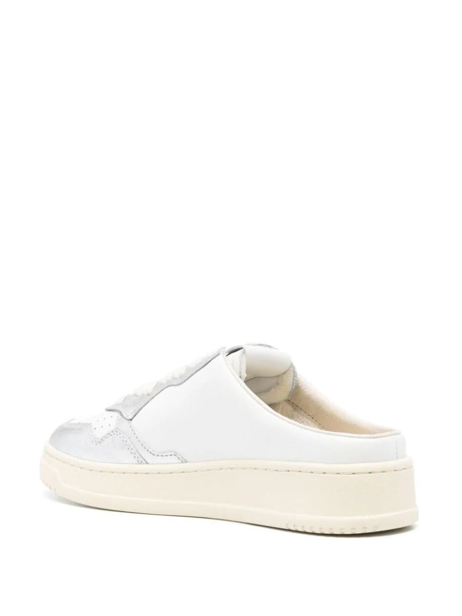 Shop Autry Low Mule Shoes In White