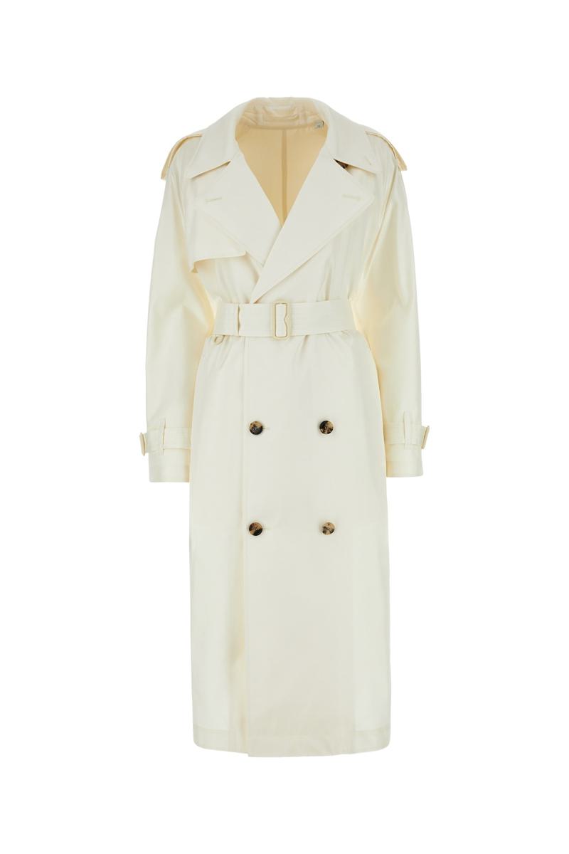Shop Burberry Trench In Grain
