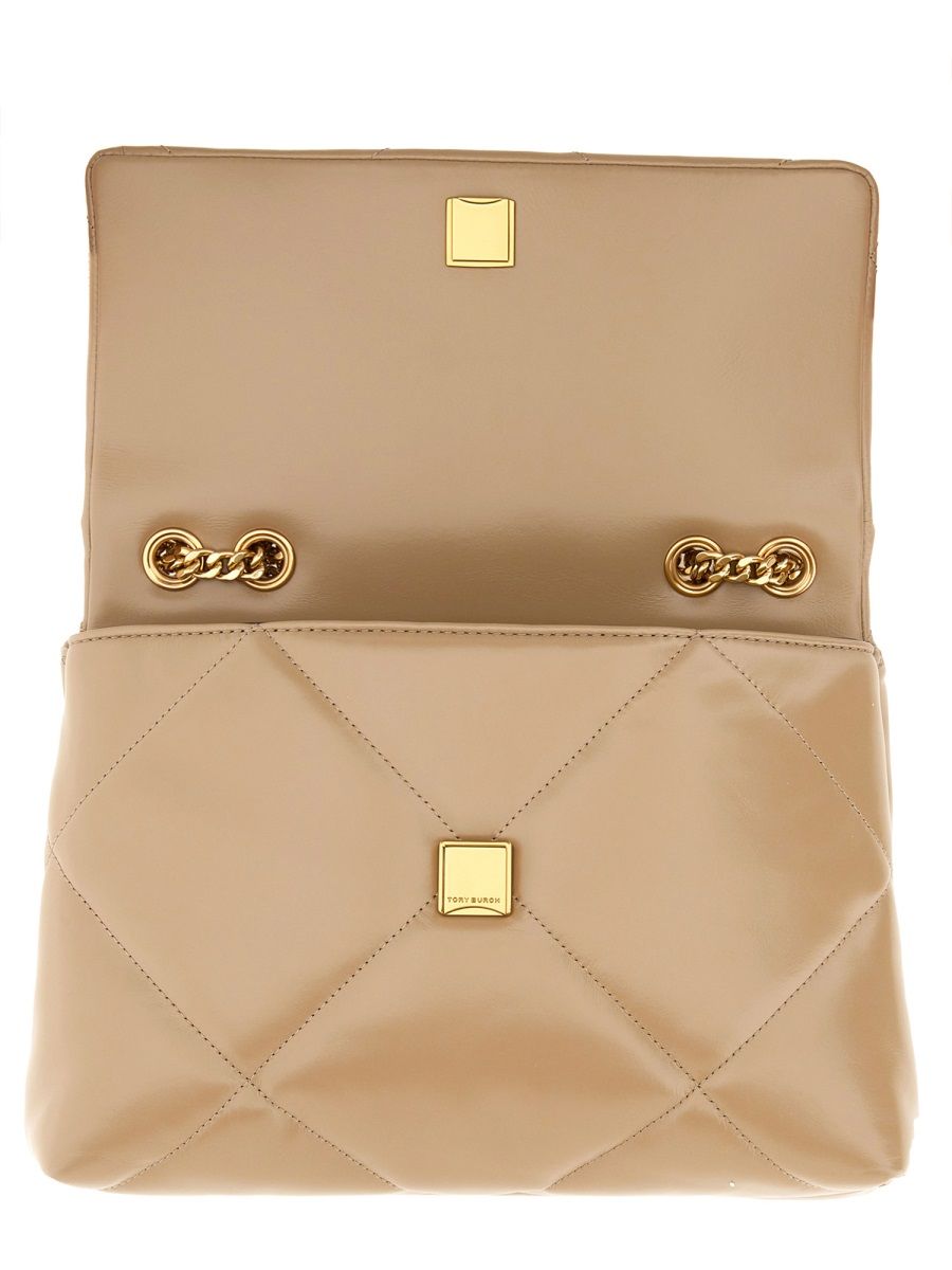Tory Burch Camel Leather Shoulder Bag