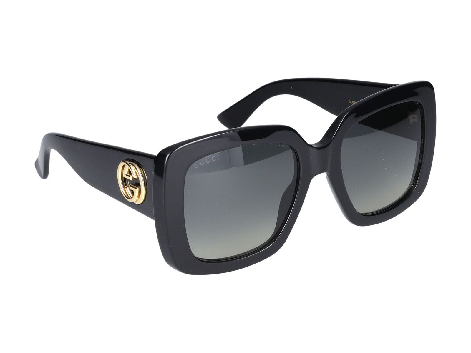 Shop Gucci Eyewear Sunglasses In Black Black Grey