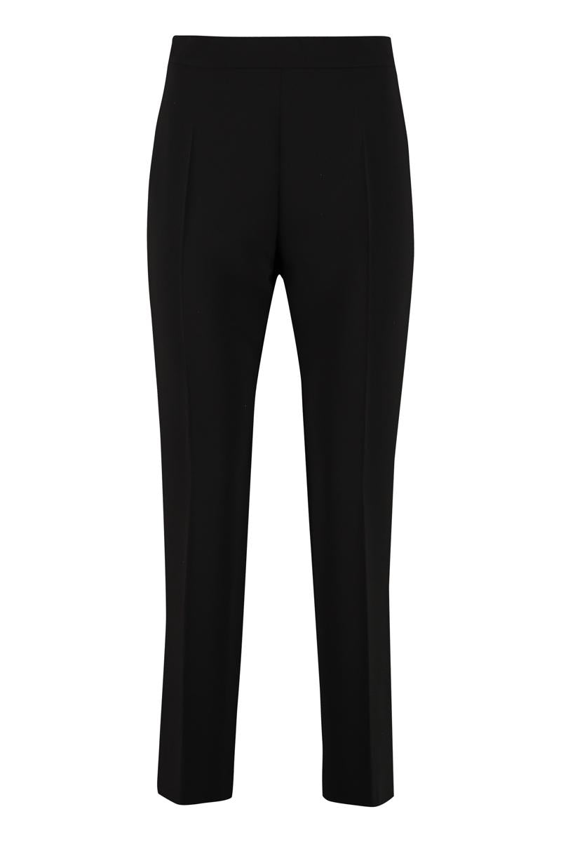 Max Mara Kerry Cady Trousers In Black