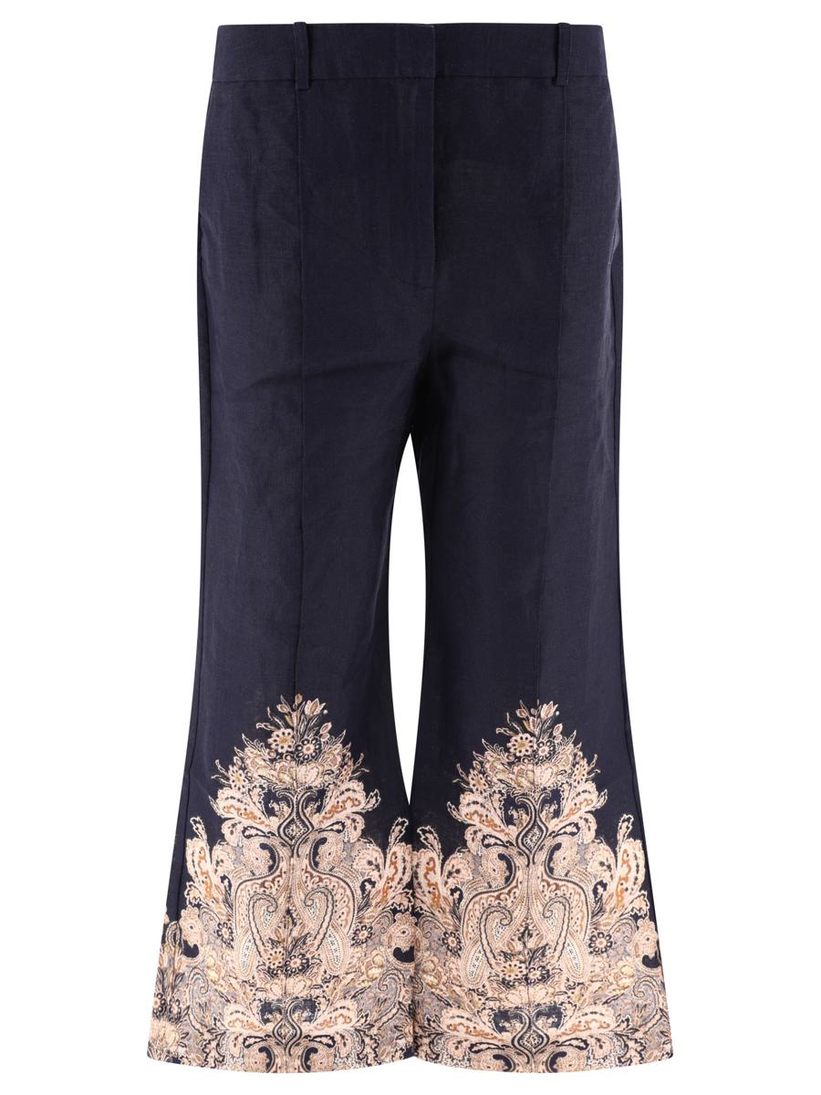 Zimmermann "natura Flare" Trousers In Black