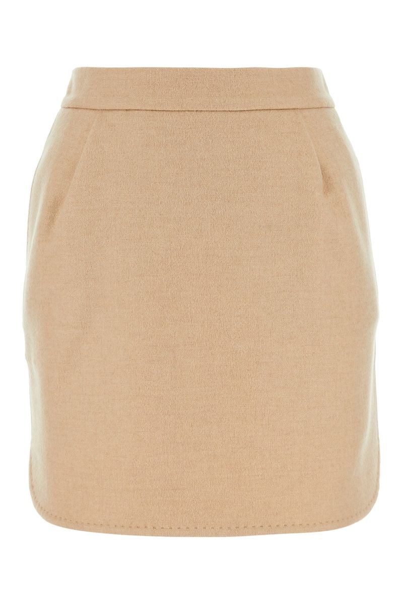 Shop Max Mara Skirts In Beige O Tan