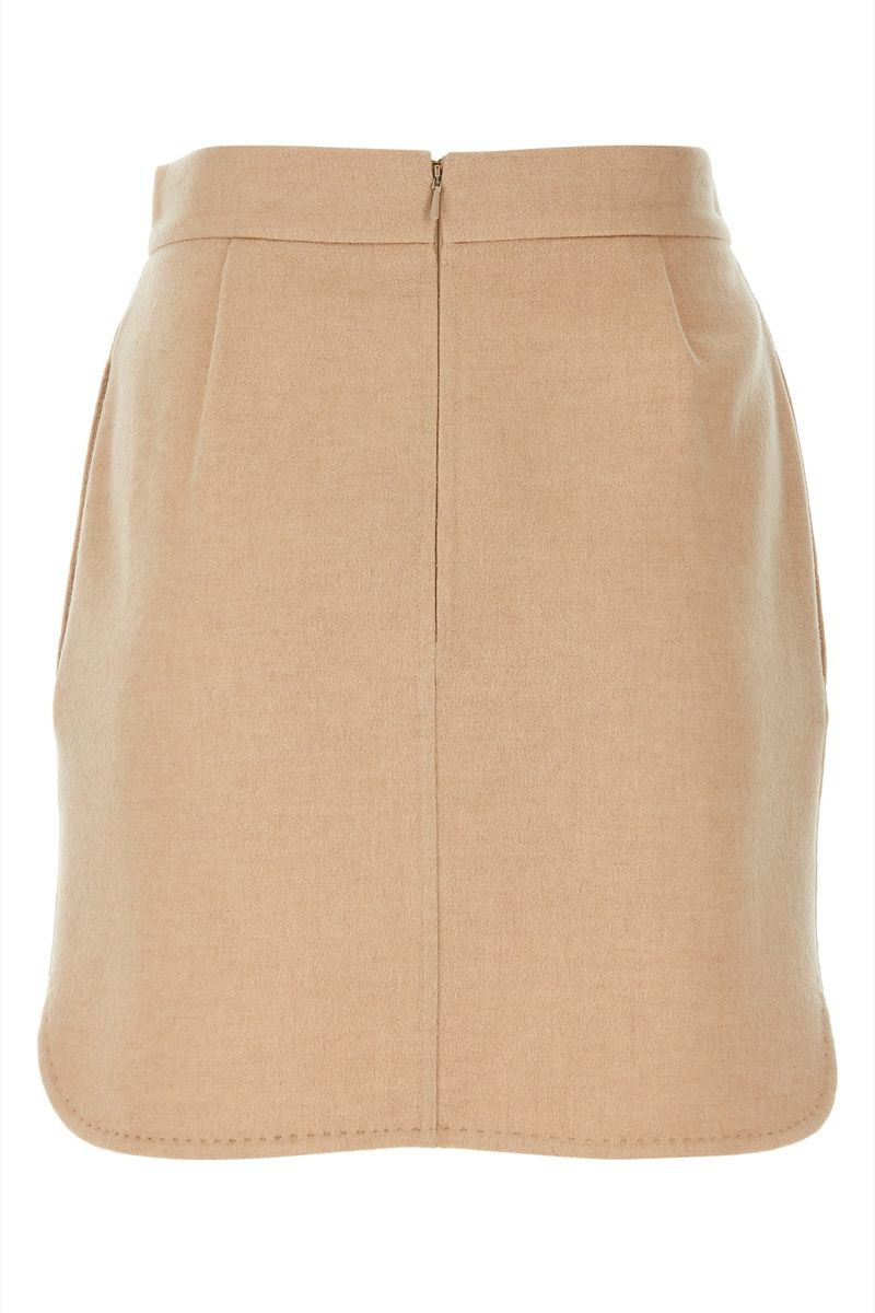 Shop Max Mara Skirts In Beige O Tan