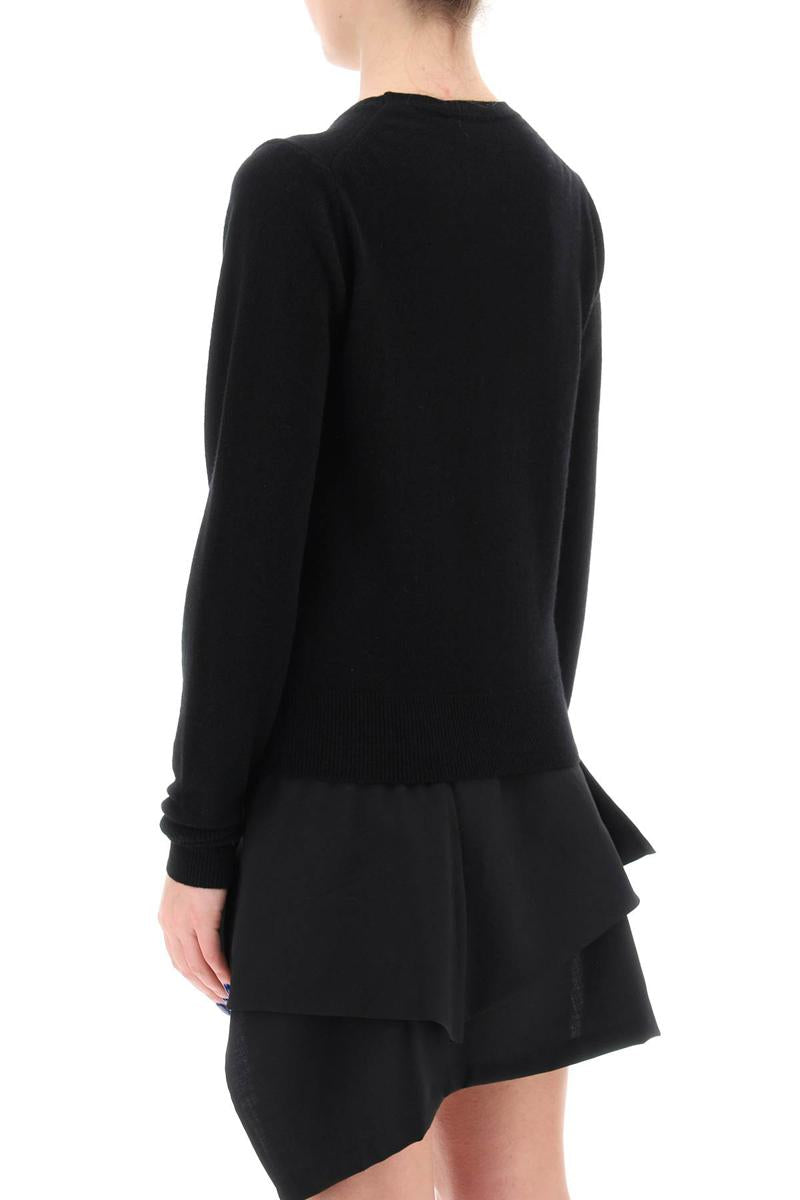 Shop Vivienne Westwood Bea Cardigan With Logo Embroidery In Nero