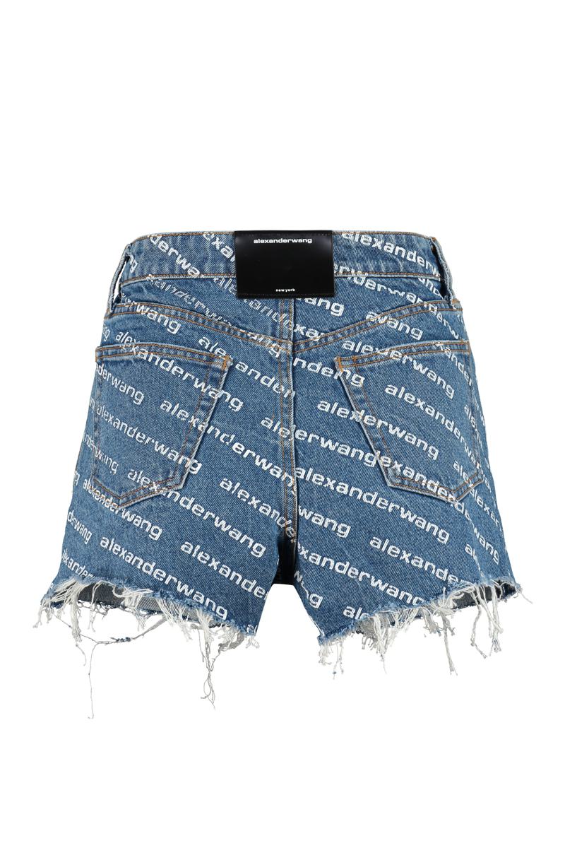 Shop Alexander Wang Bite Denim Shorts