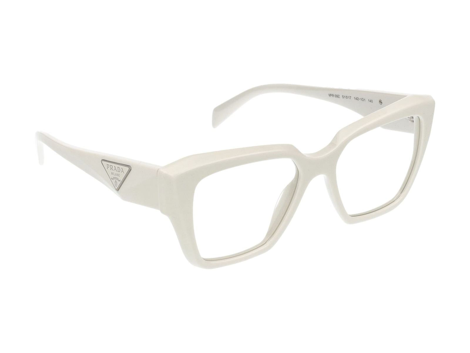 Shop Prada Eyeglasses In White/ivory