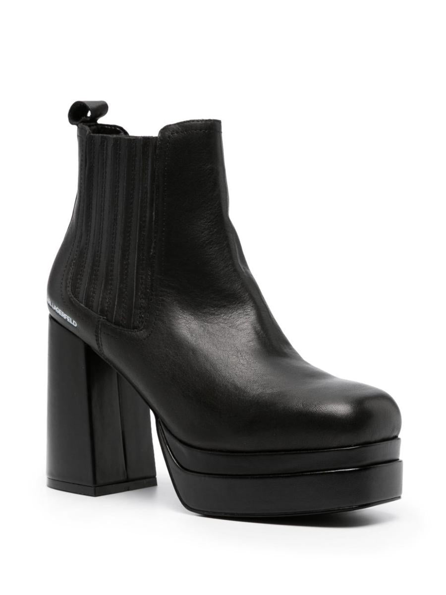 Shop Karl Lagerfeld Boots In Black