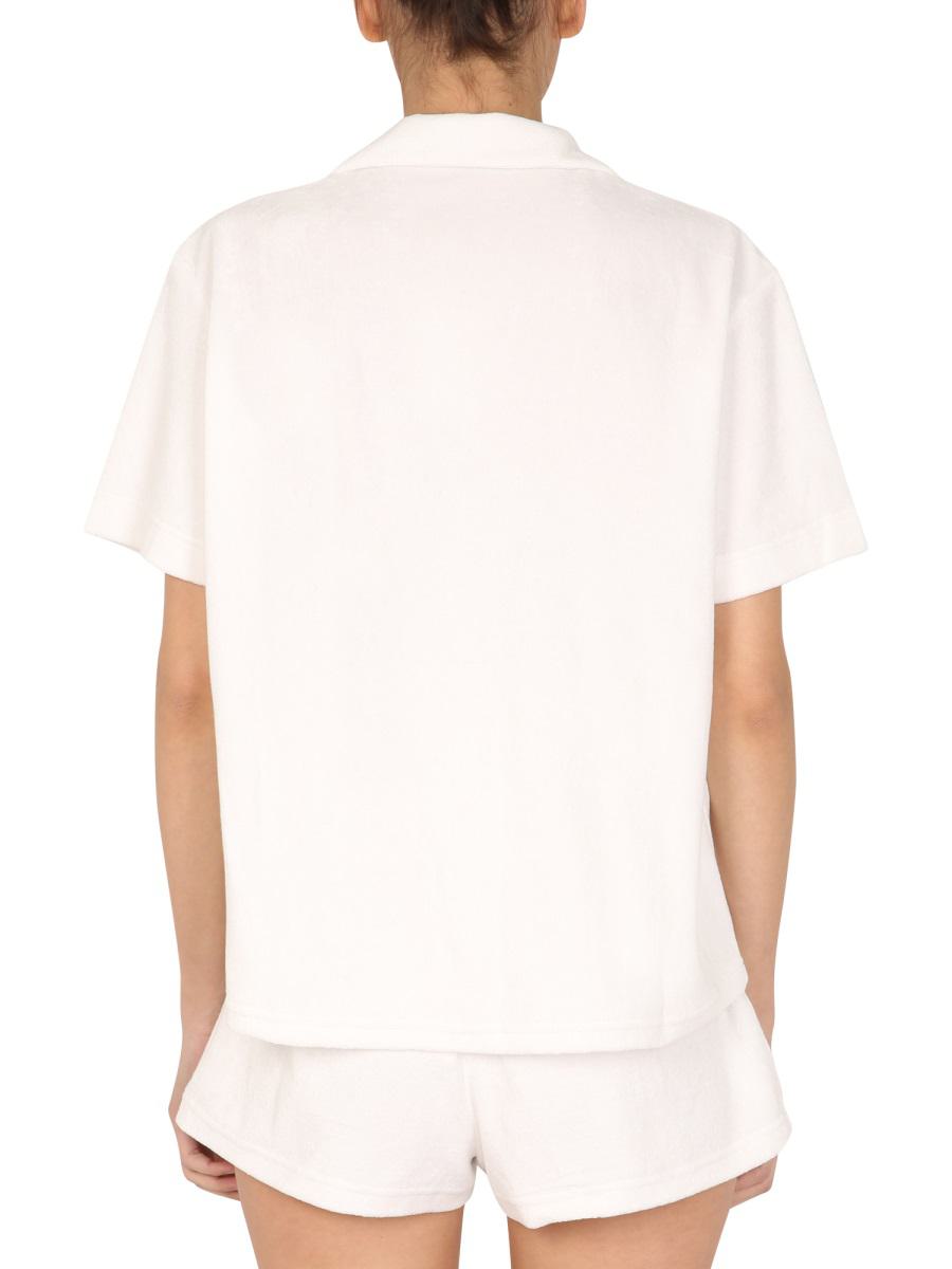 Shop Etre Cecile Être Cécile Embroidery Shirt In Ivory