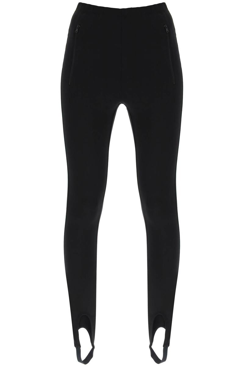 Shop Wardrobe.nyc High-waisted Stirrup Leggings In Nero