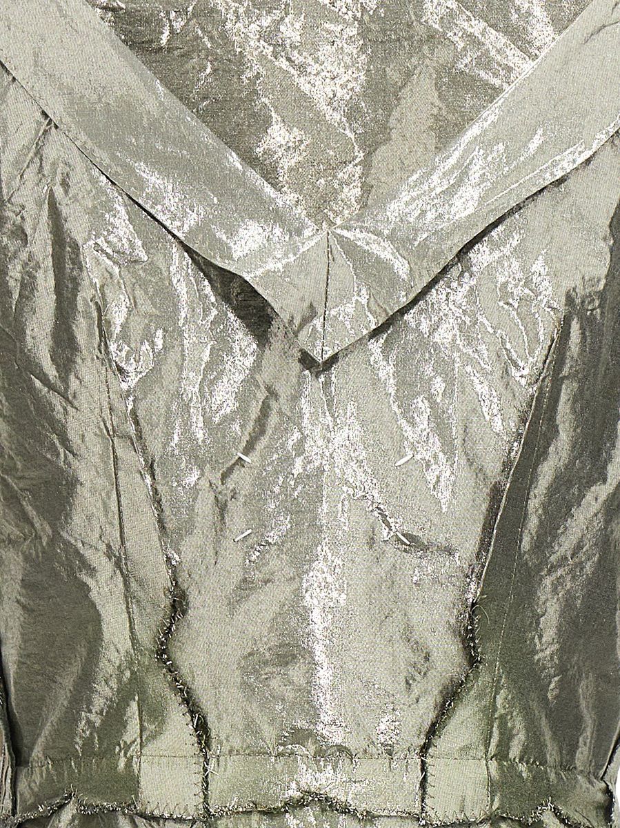 Shop Maison Margiela Dresses In Silver