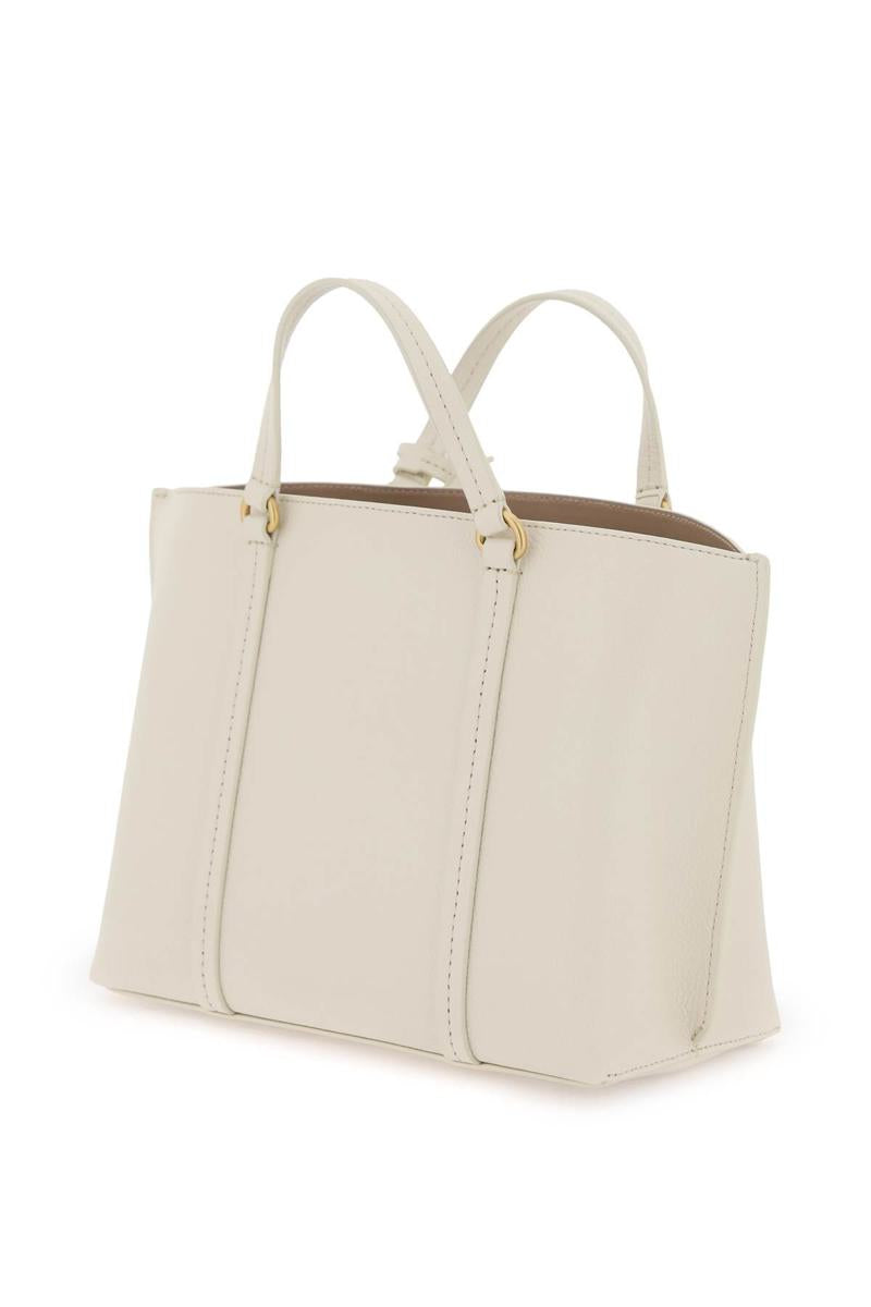Shop Pinko Carrie Shopper Classic Handbag In Bianco