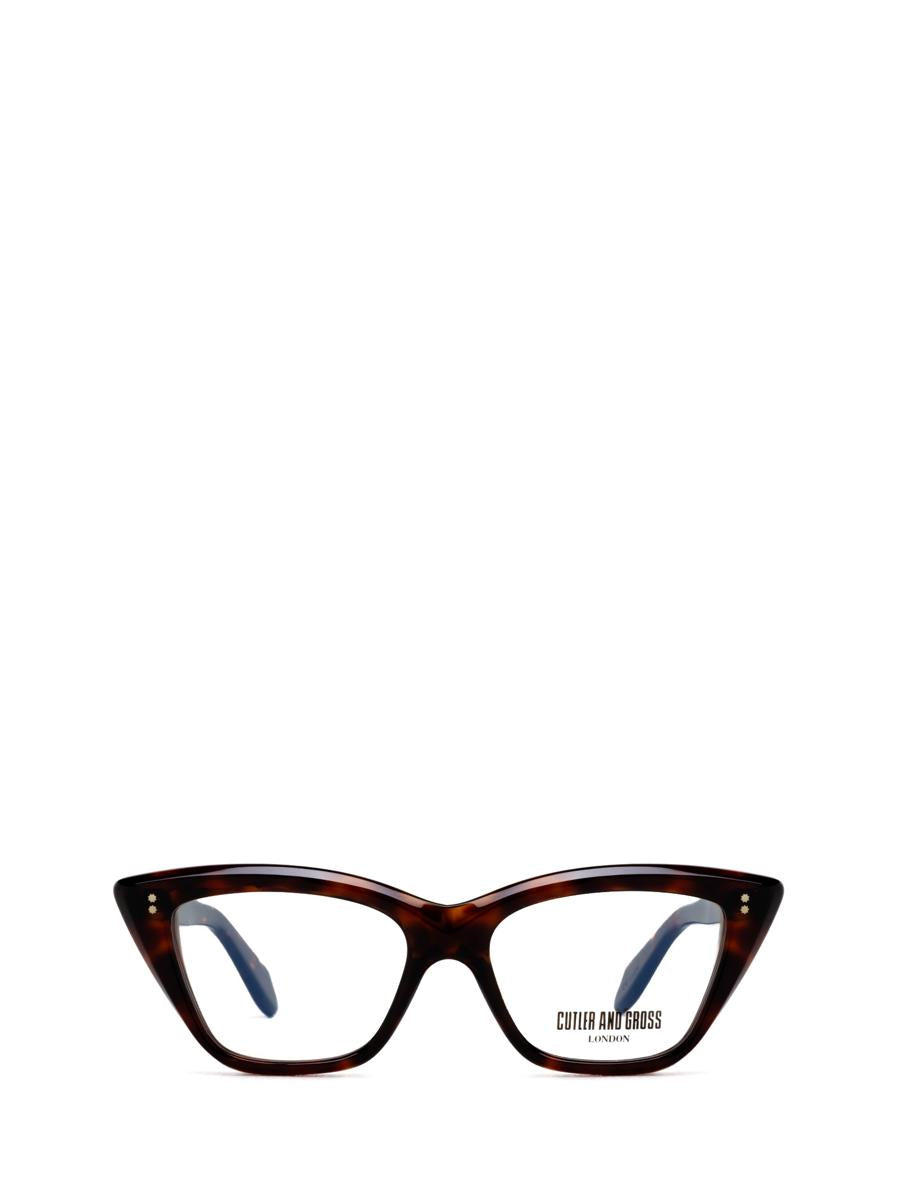 Shop Cutler And Gross Cutler & Gross Eyeglasses In Dark Turtle