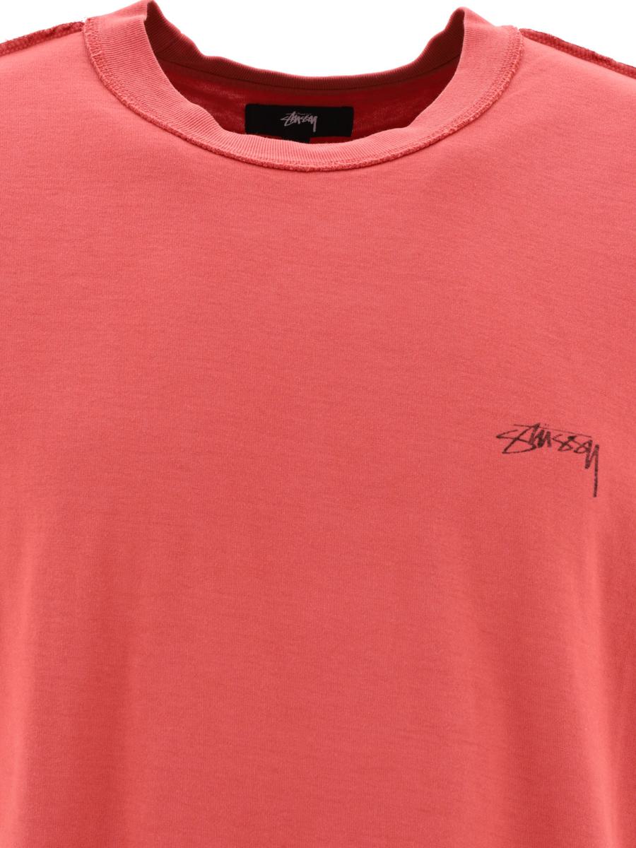 Shop Stussy Stüssy "lazy" T-shirt In Red