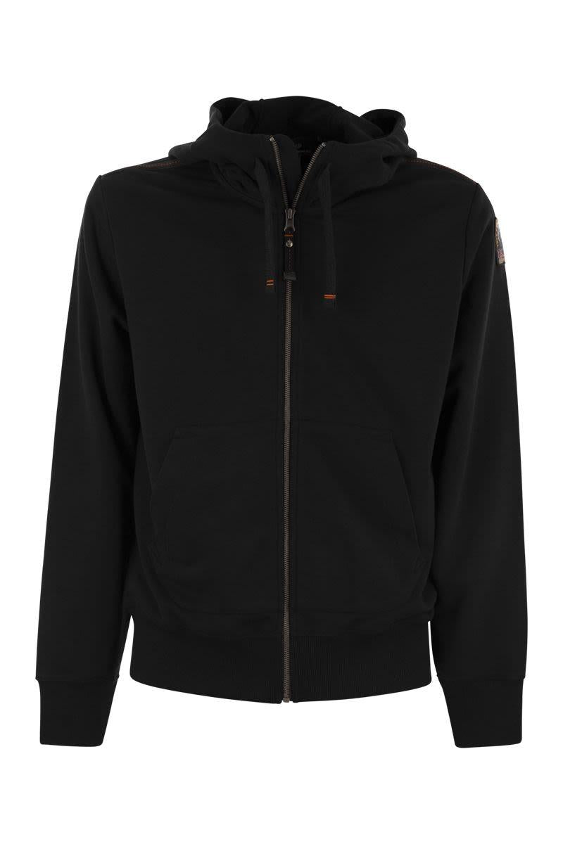 Shop Parajumpers Charlie Easy - Hoodie With Zip In Black