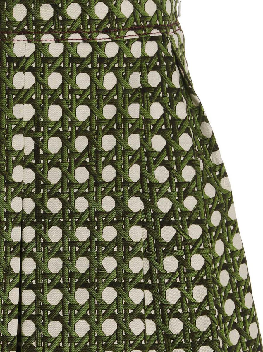 Shop Giambattista Valli 'treillage' Skirt In Green