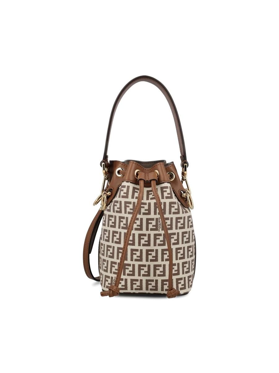 Shop Fendi Mon Tresor Small Bags In Brown