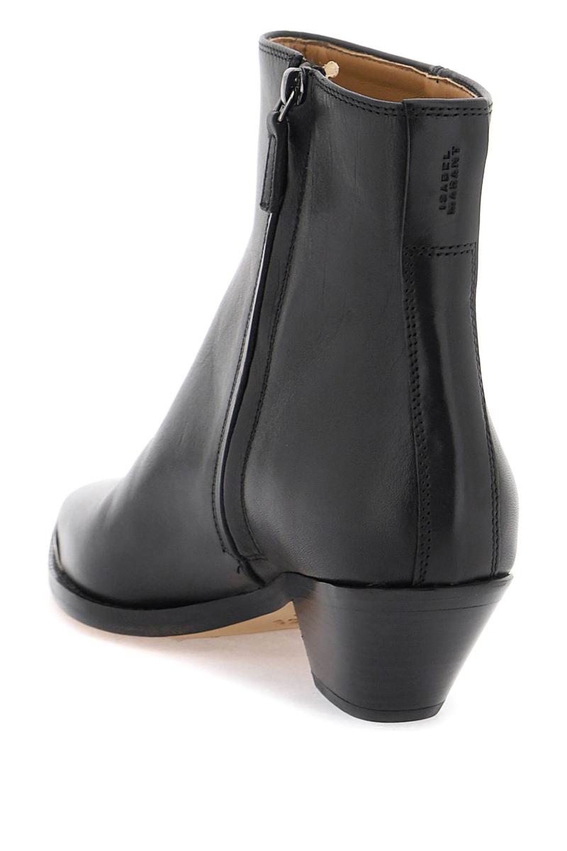 Shop Isabel Marant Adnae Ankle Boots In Nero