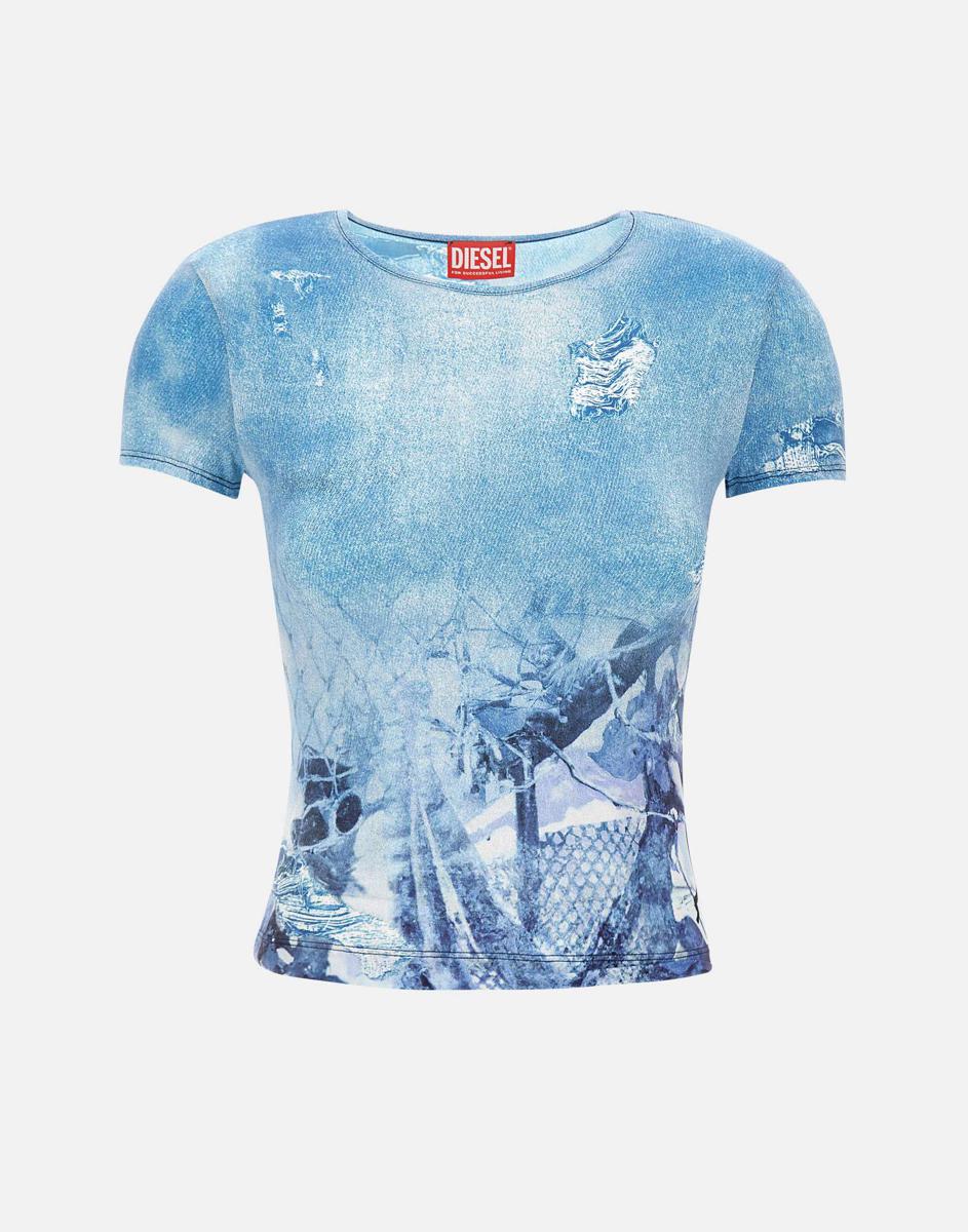 Diesel T-shirts And Polos In Blue