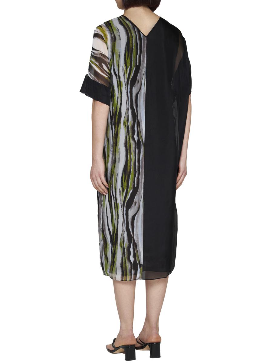 Shop Diane Von Furstenberg Dresses In Zebra Mist/black