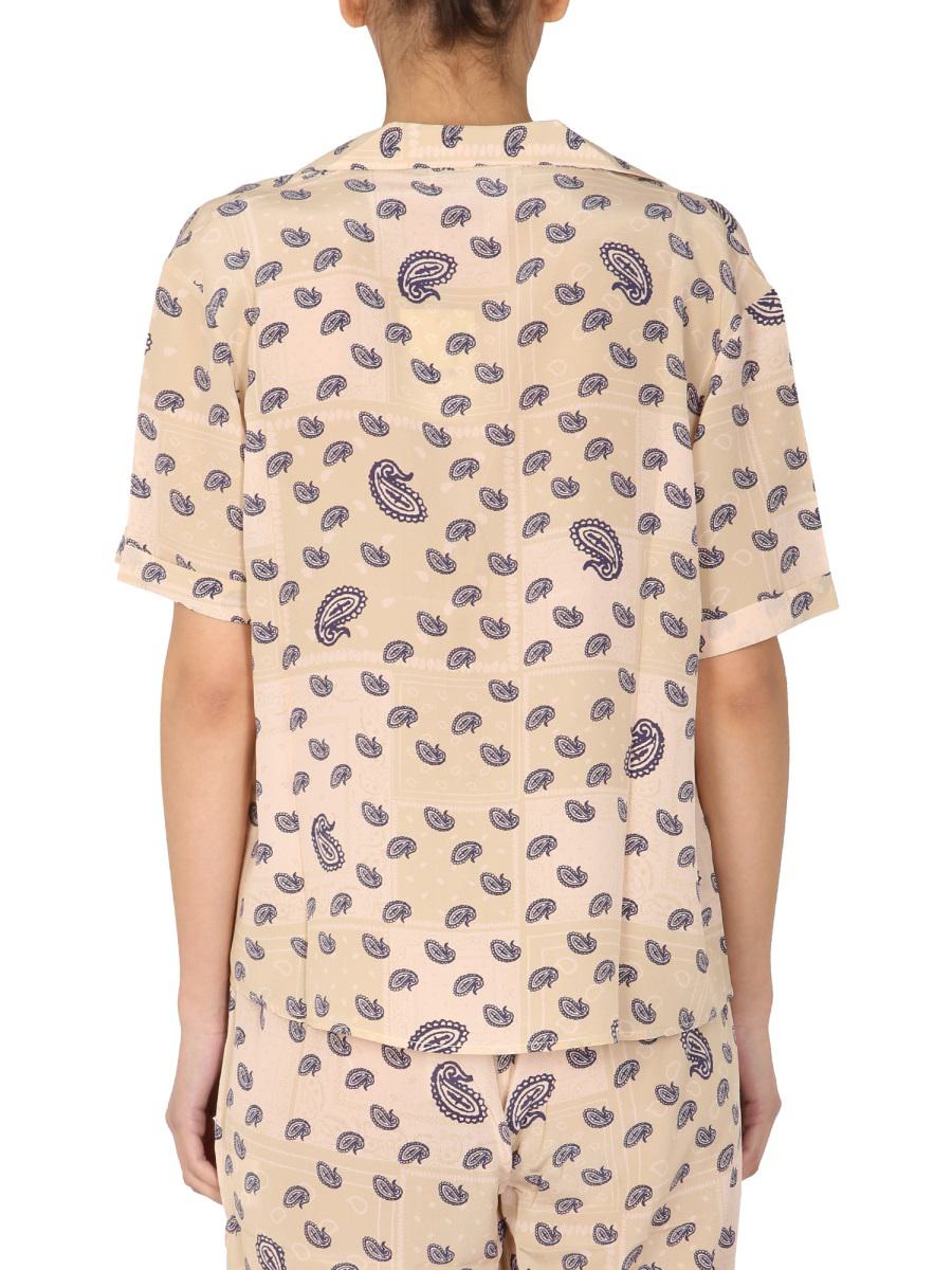 Shop Etre Cecile Être Cécile Paisley Print Shirt In Beige