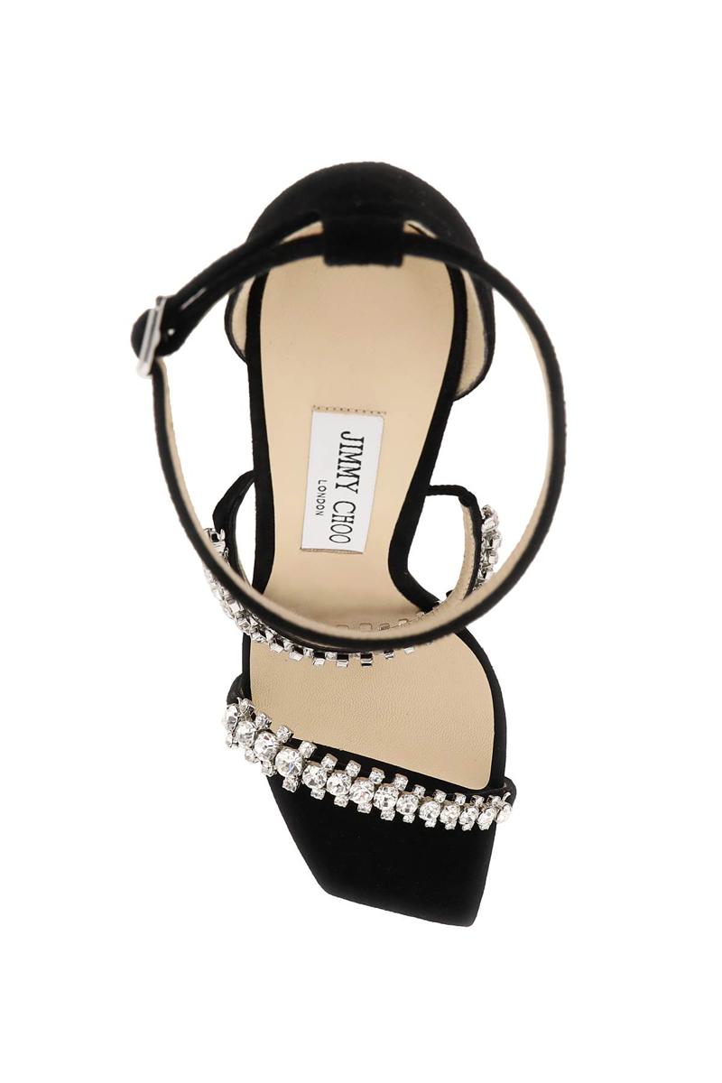 Shop Jimmy Choo 'bing' Sandals In Nero