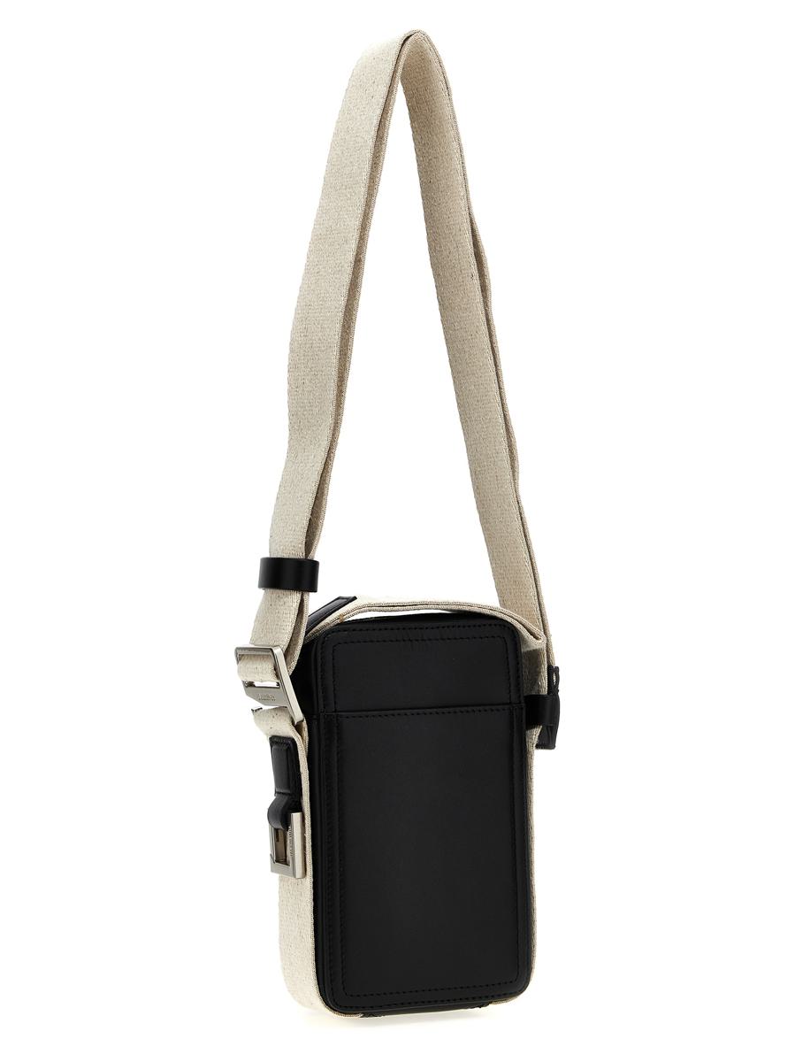 Shop Jacquemus 'la Cuerda Vertical' Crossbody Bag In Black