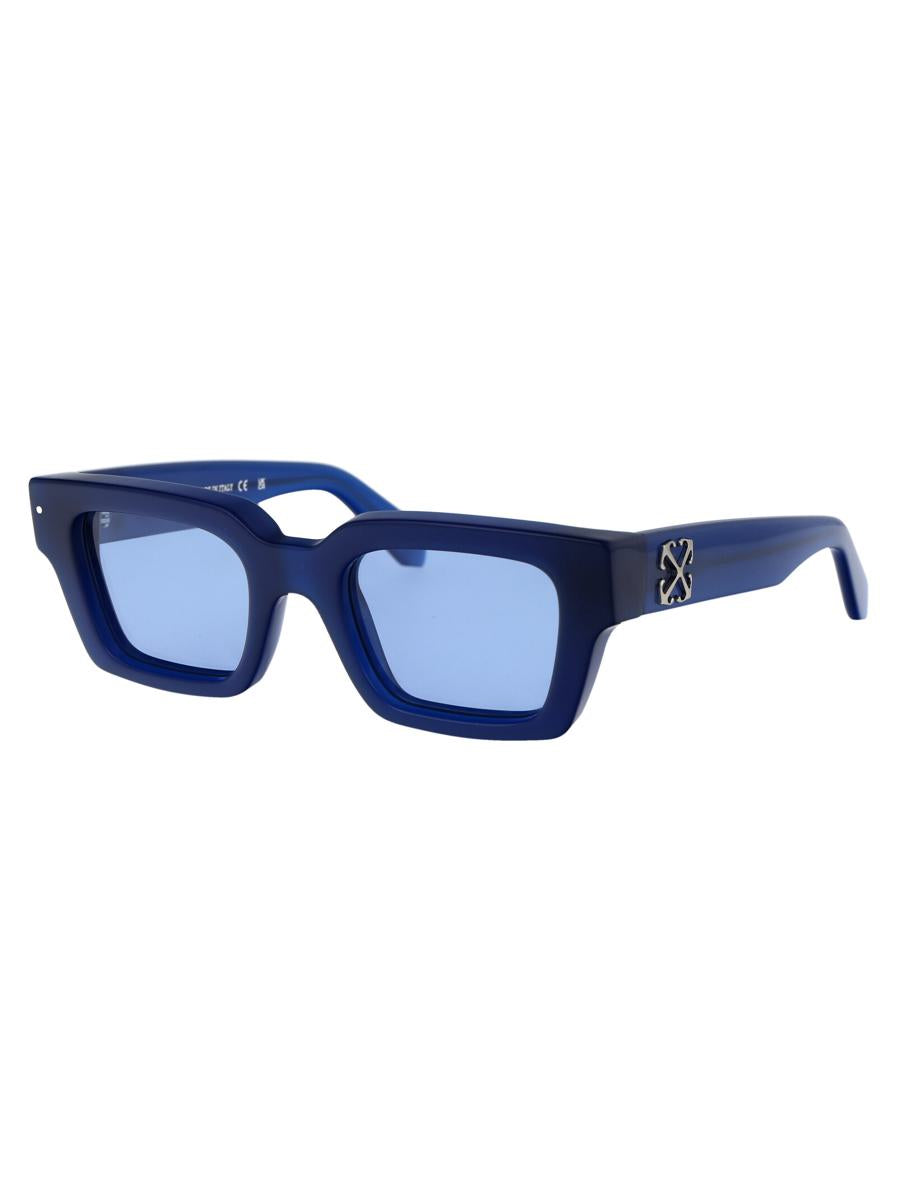 Shop Off-white Sunglasses In 4540 Blue