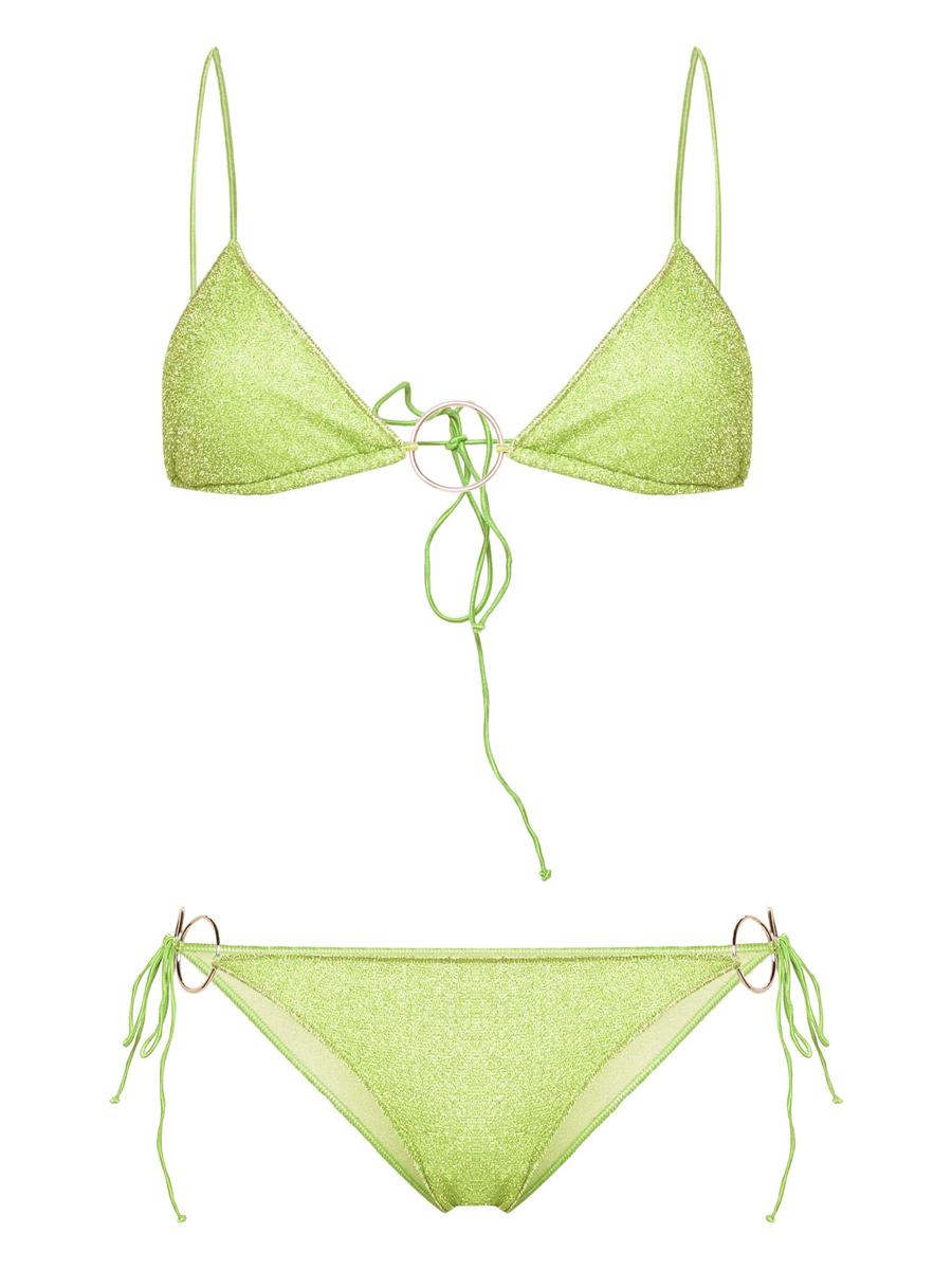 Shop Oseree Oséree Lumiere Ring Microkini Clothing In Green