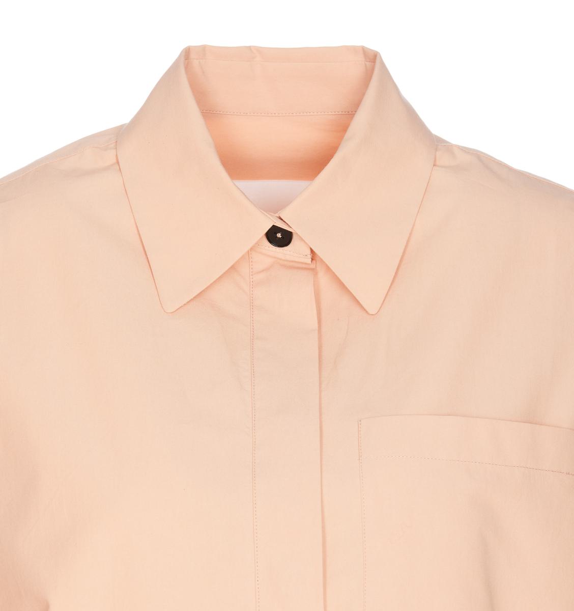 Shop Jil Sander Shirts In Orange