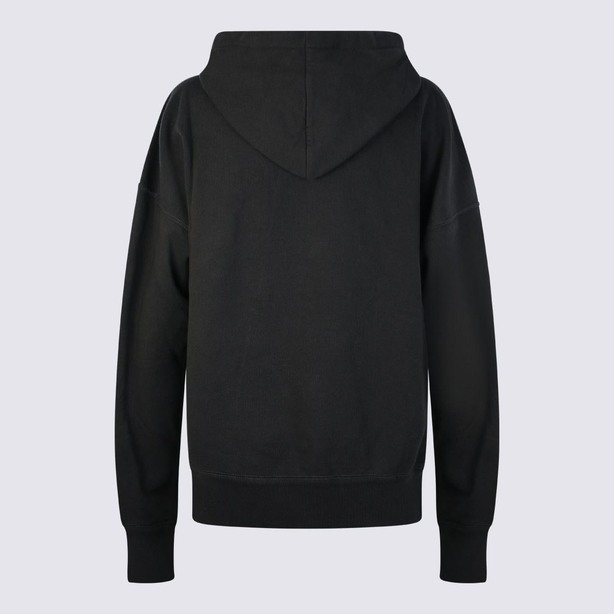 Shop Isabel Marant Étoile Black Cotton Sweatshirt In Faded Black