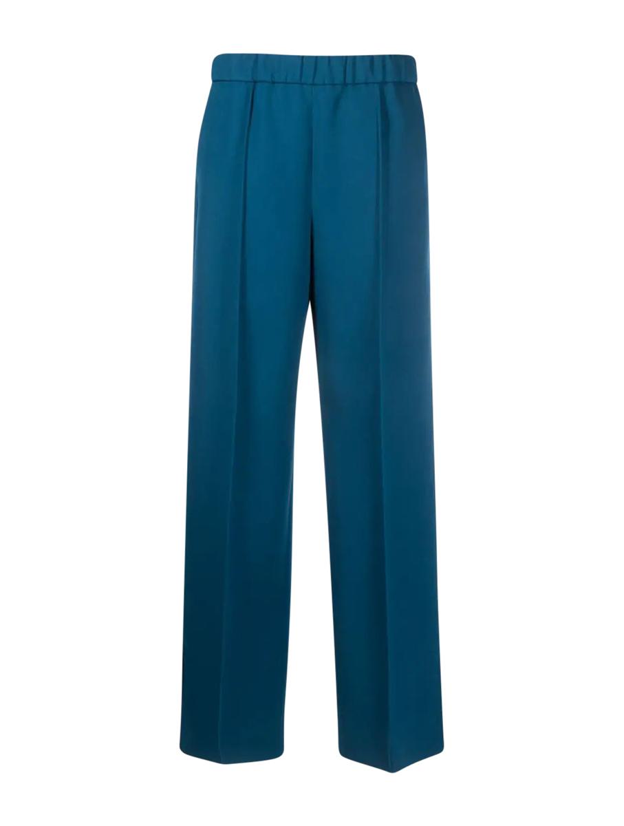 Shop Jil Sander Regular & Straight Leg Pants In Blue