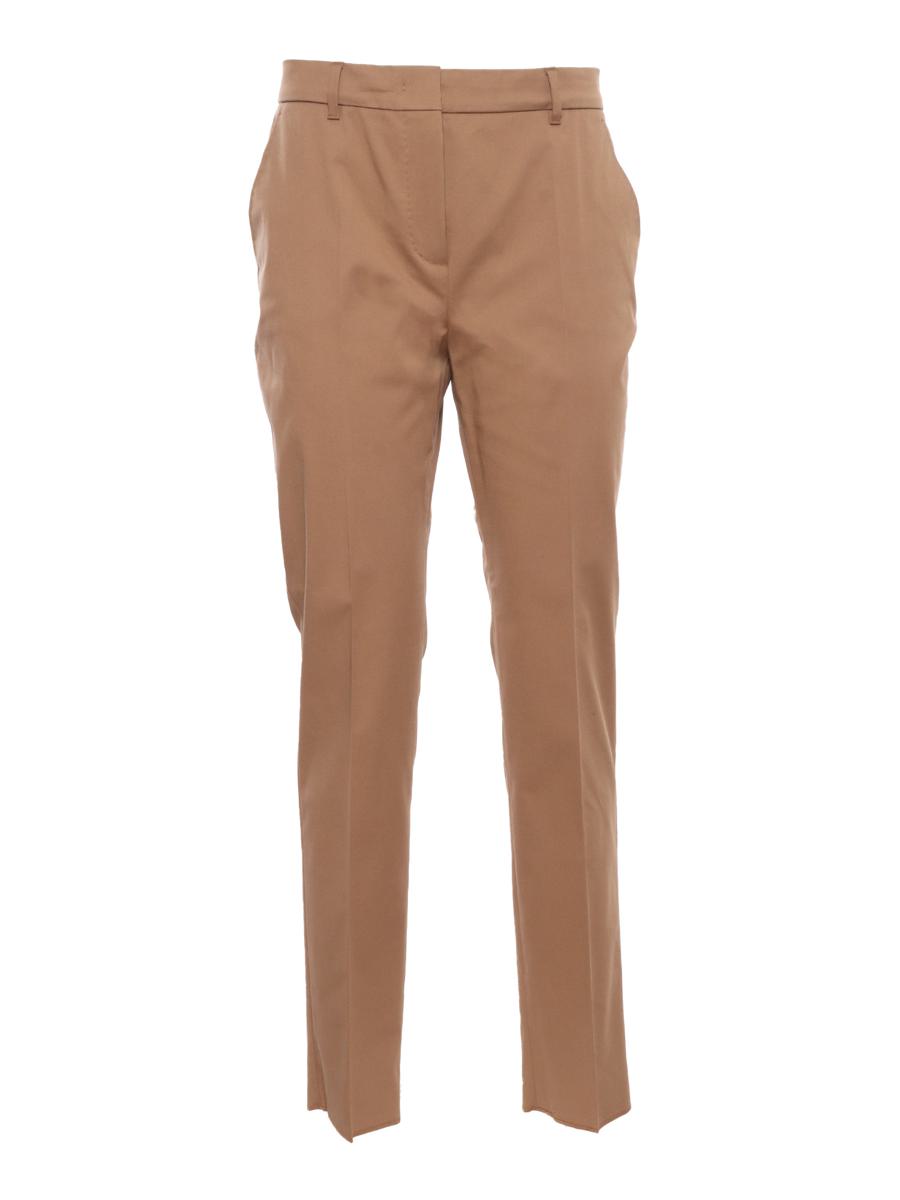 Shop Max Mara Studio Pants In Brown