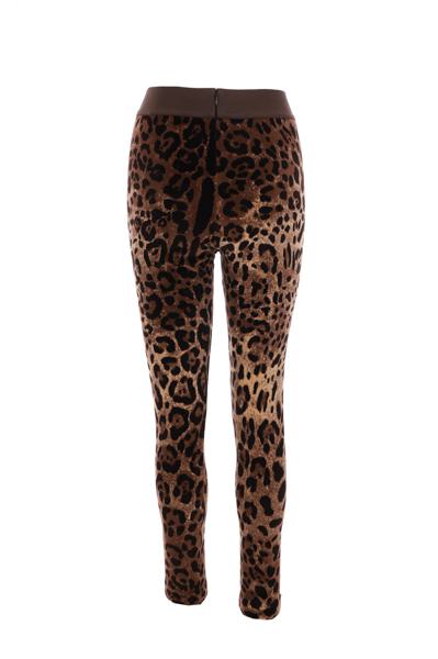 Shop Dolce & Gabbana Trousers In Jaquard