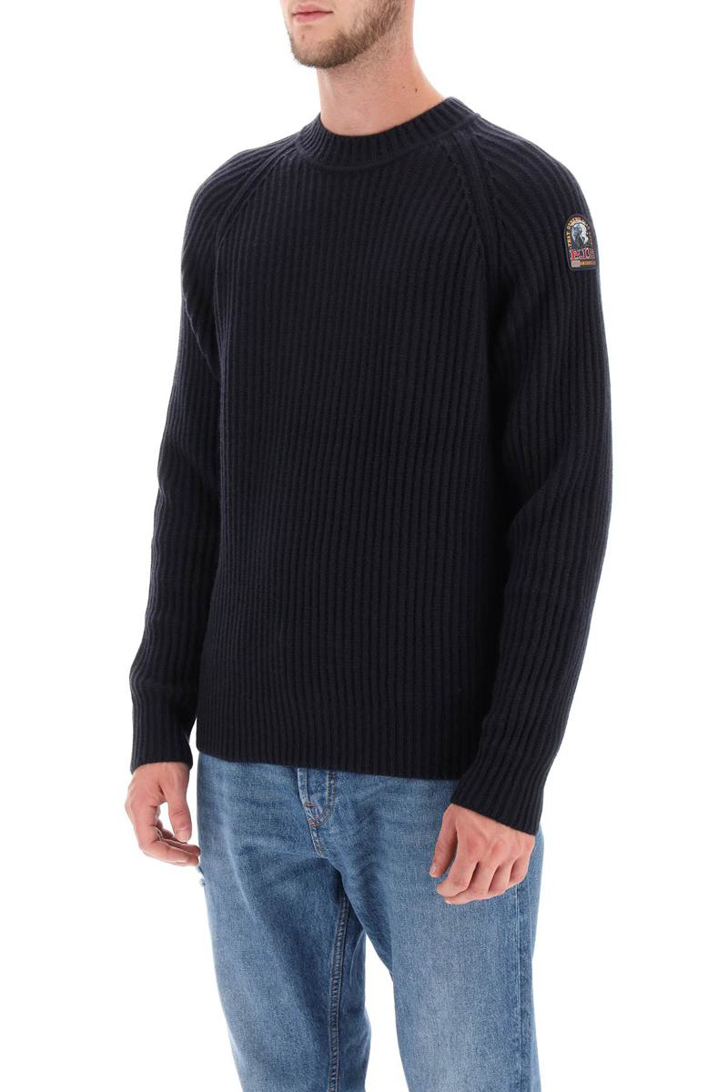 Shop Parajumpers 'rik' Crew-neck Sweater In Blu