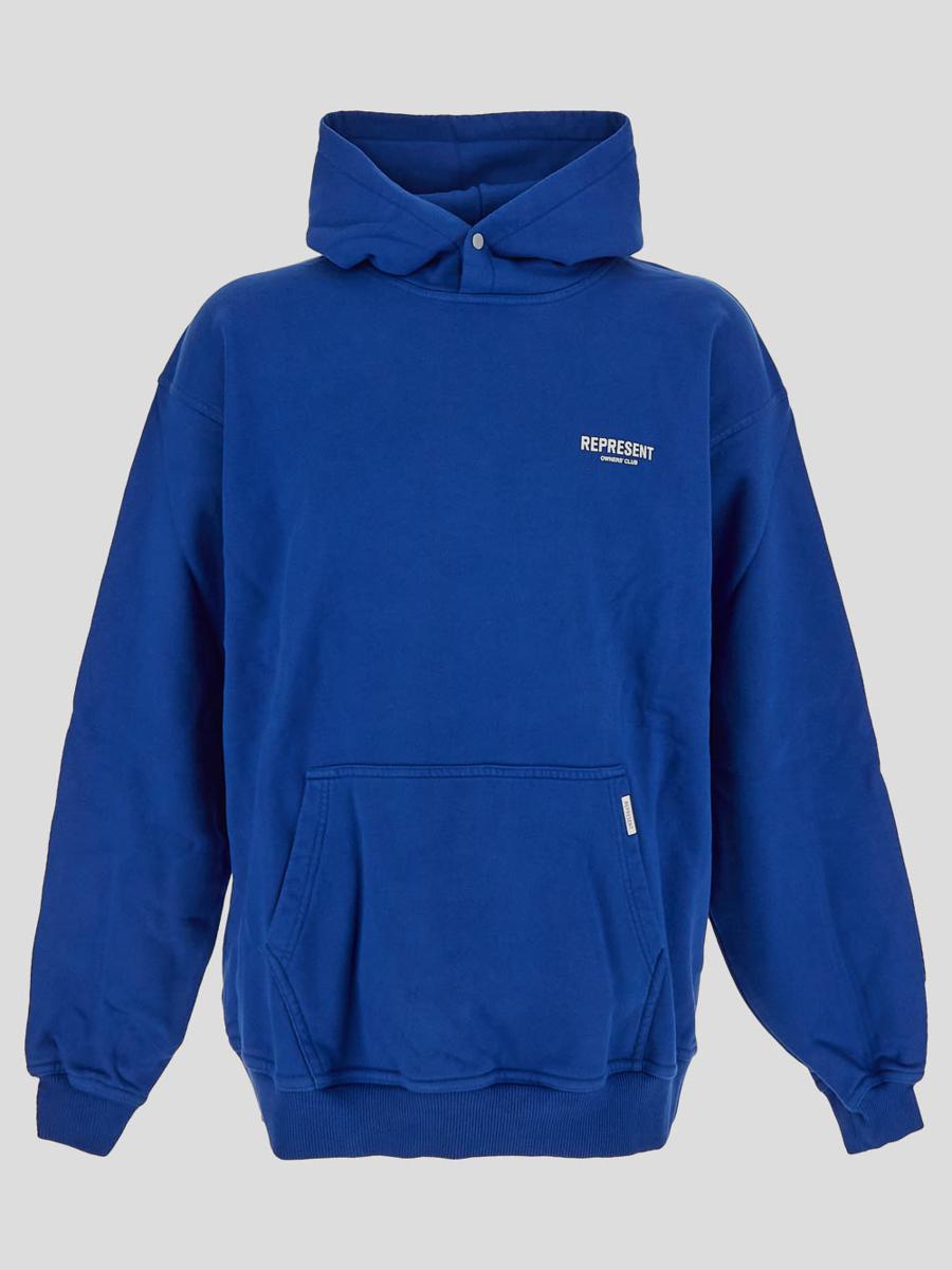 Shop Represent Sweatshirt In Cobaltblue