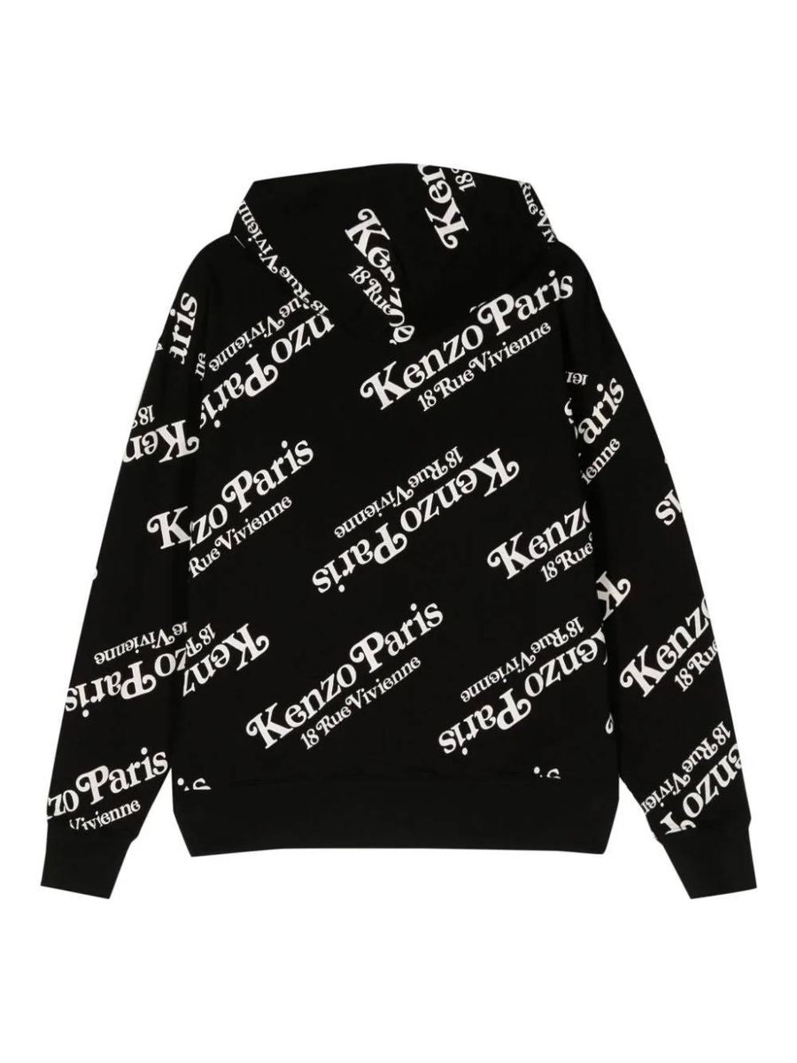 Shop Kenzo Sweatshirts In Black/white