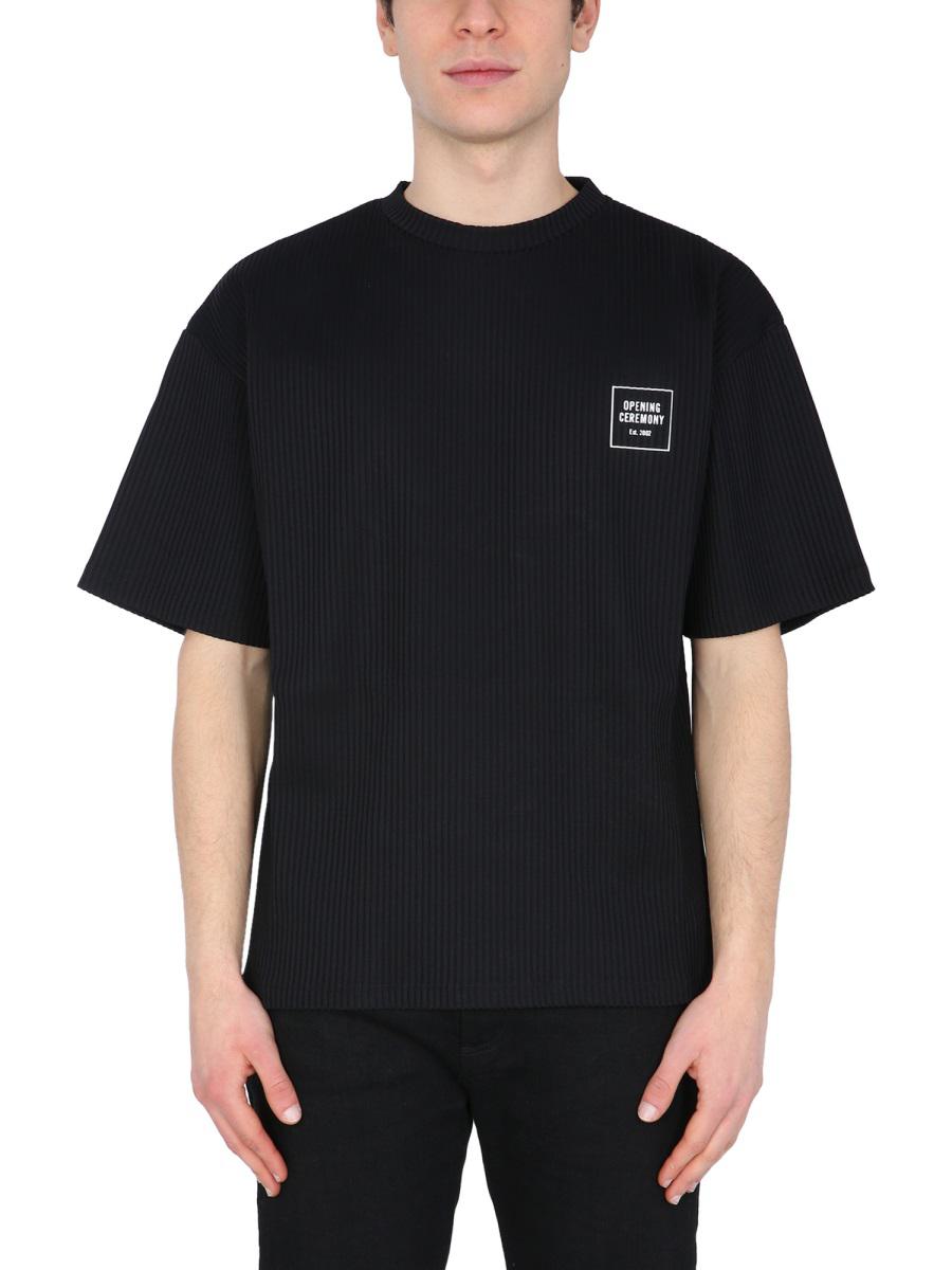 Shop Opening Ceremony Constinc T-shirt In Black