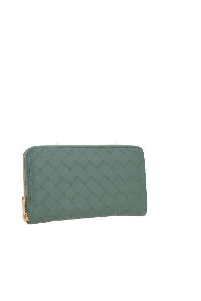 Shop Bottega Veneta Wallets In Aloe