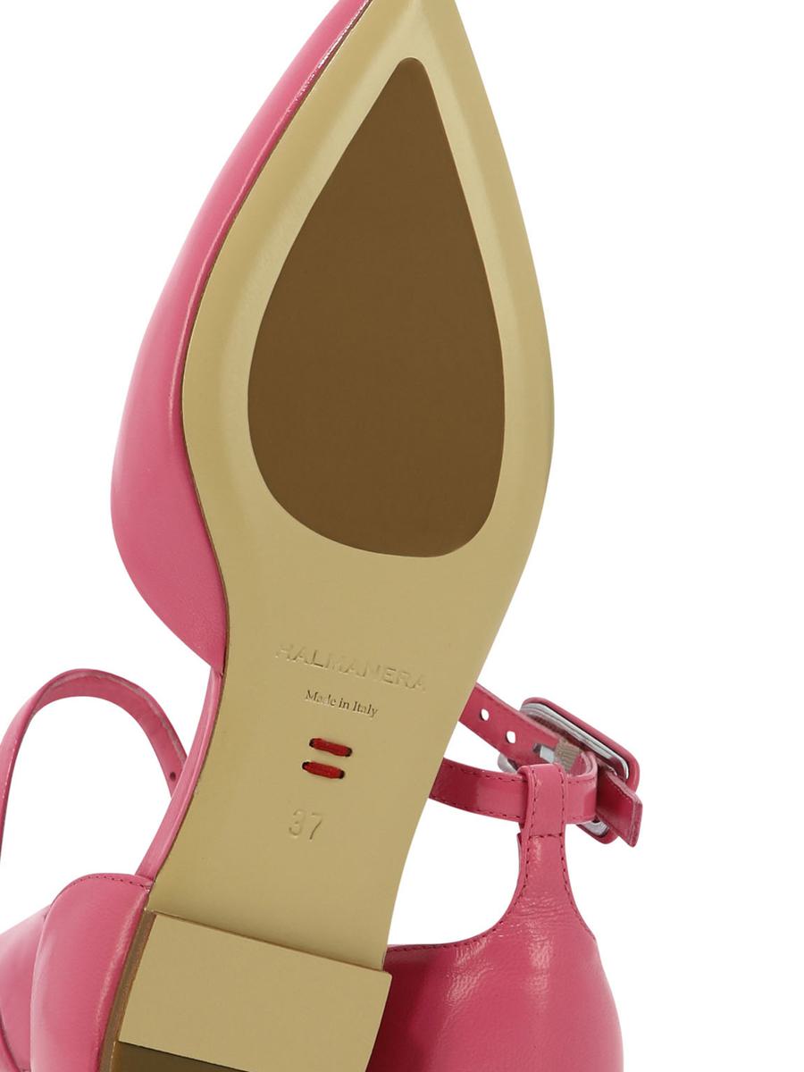 Shop Halmanera "lyn 65" Ballet Flats In Pink